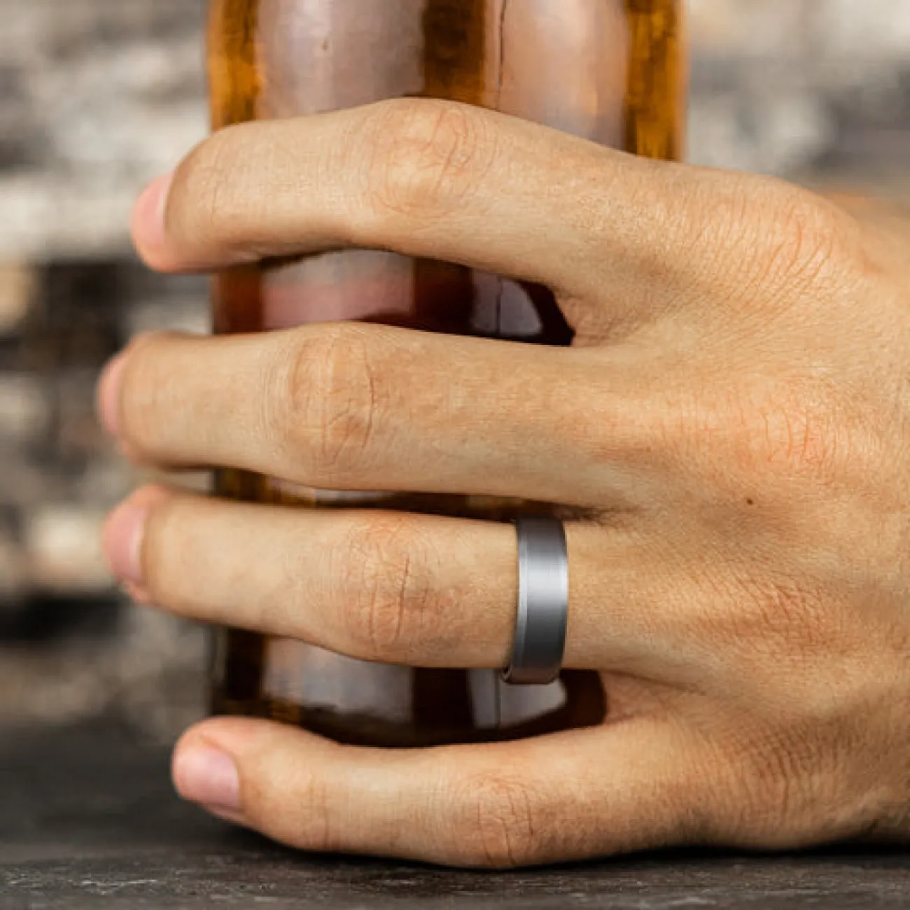 Nobleman Tantalum Comfort Fit 7.0 Wedding Band Ring