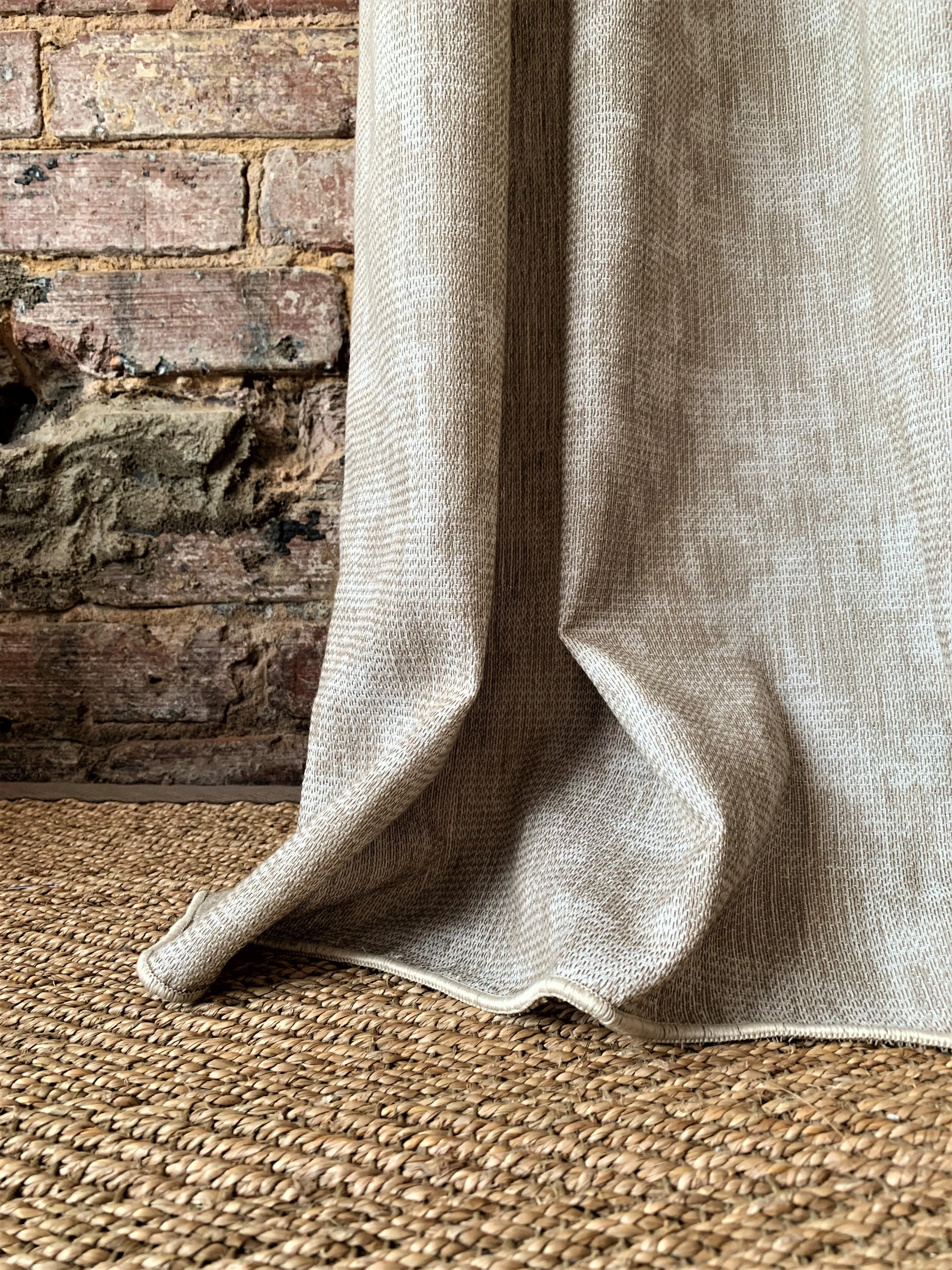 Ombre Casement Panel - Taupe