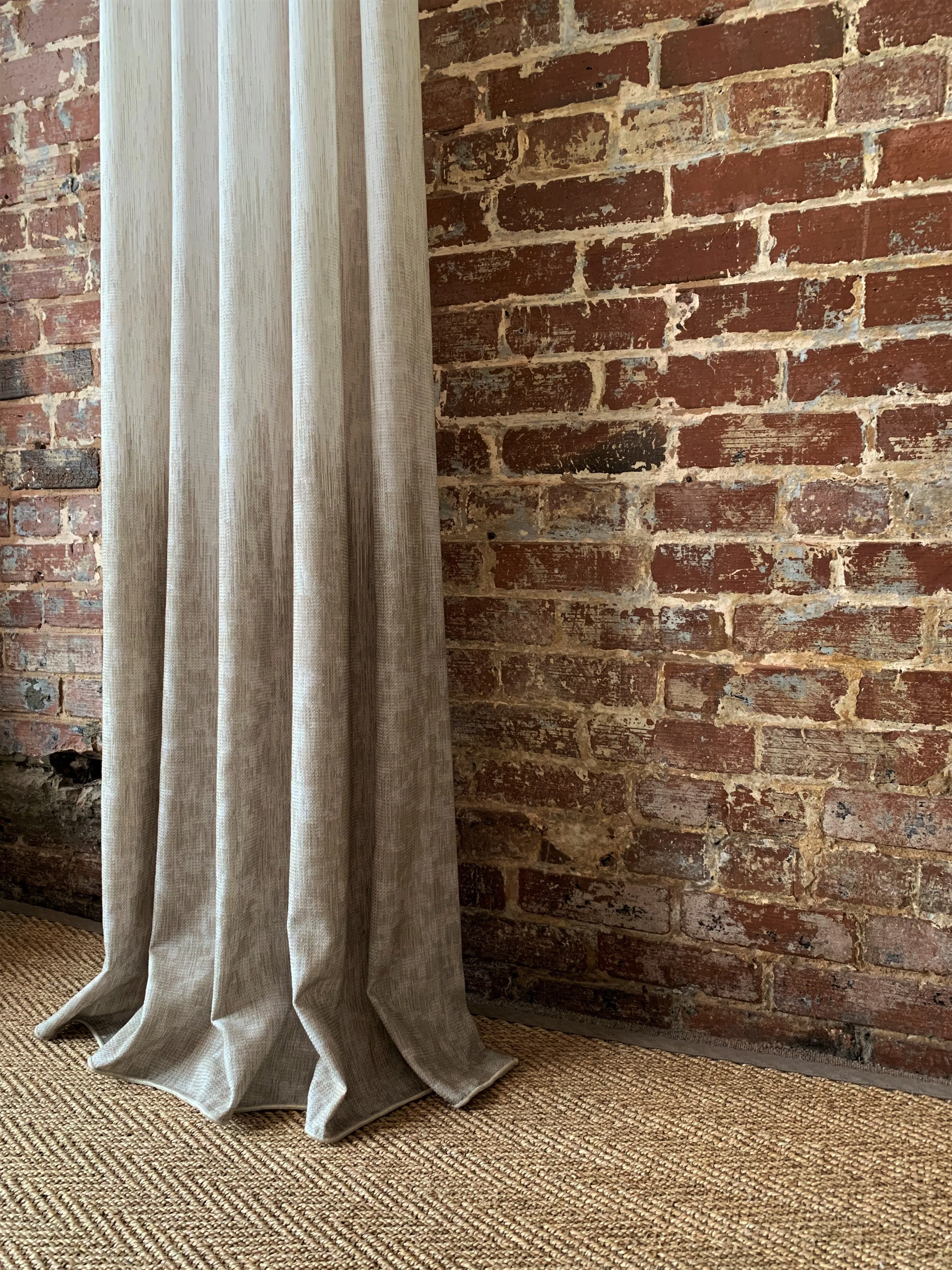 Ombre Casement Panel - Taupe