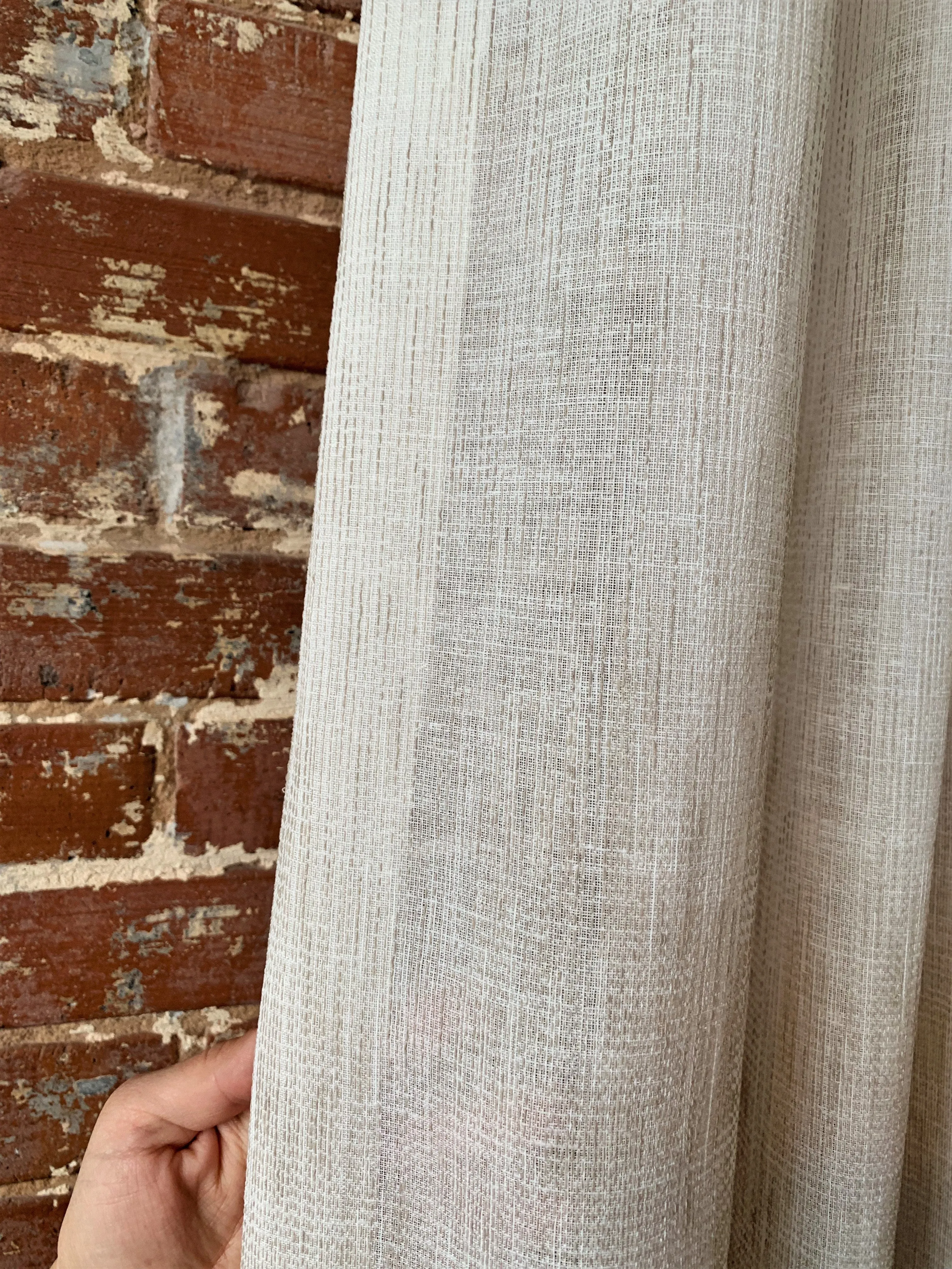 Ombre Casement Panel - Taupe