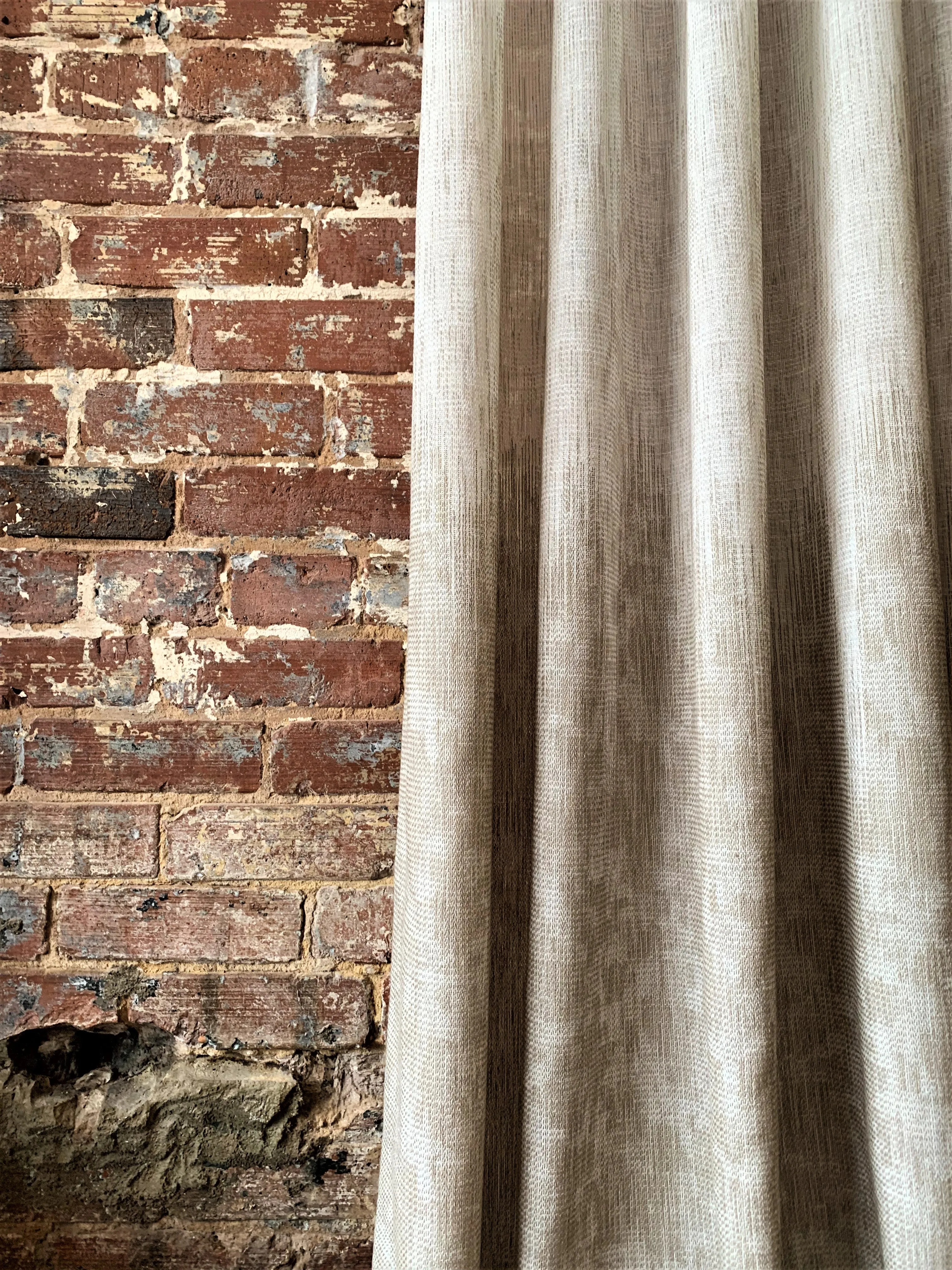 Ombre Casement Panel - Taupe