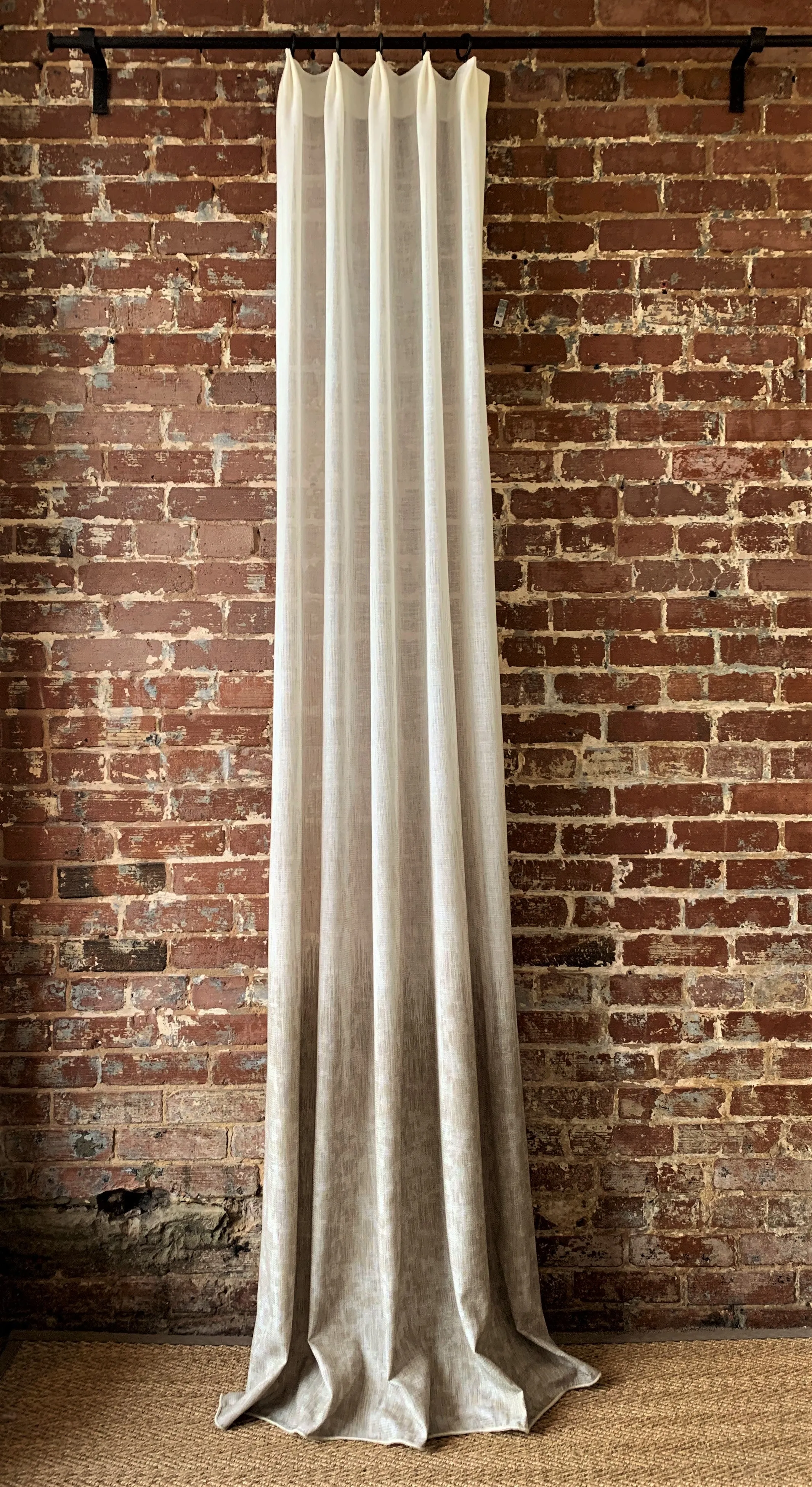 Ombre Casement Panel - Taupe
