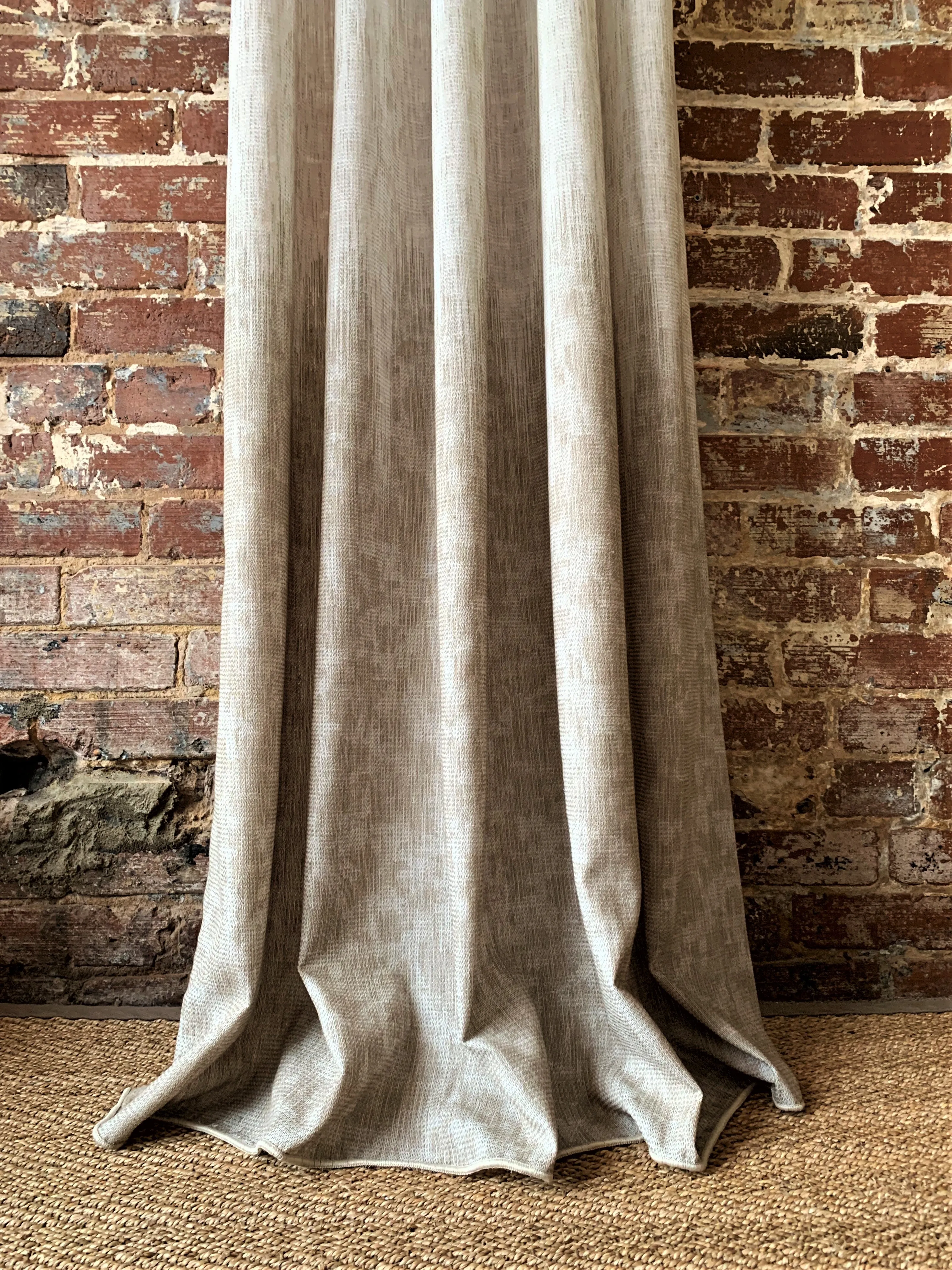 Ombre Casement Panel - Taupe