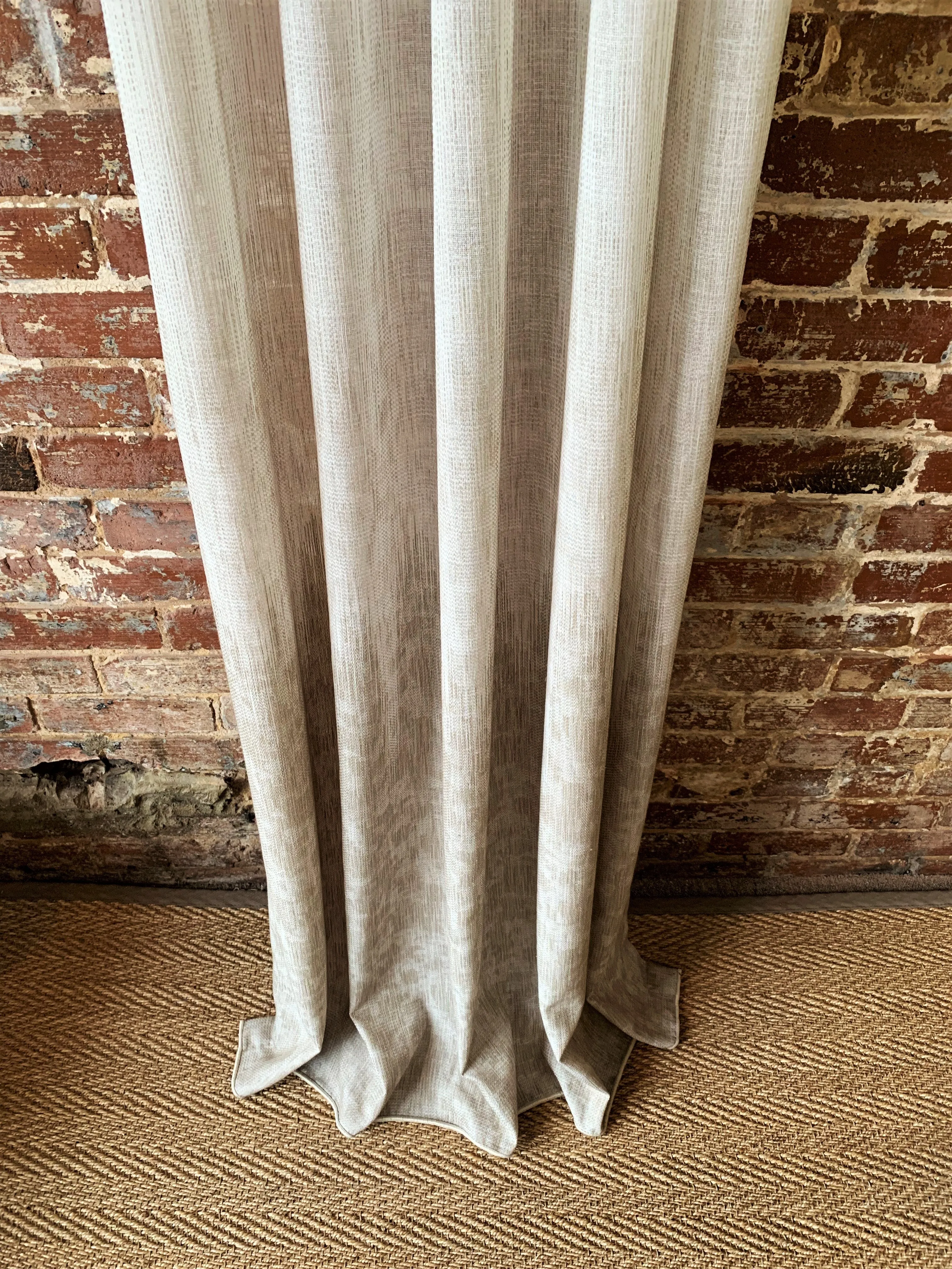 Ombre Casement Panel - Taupe
