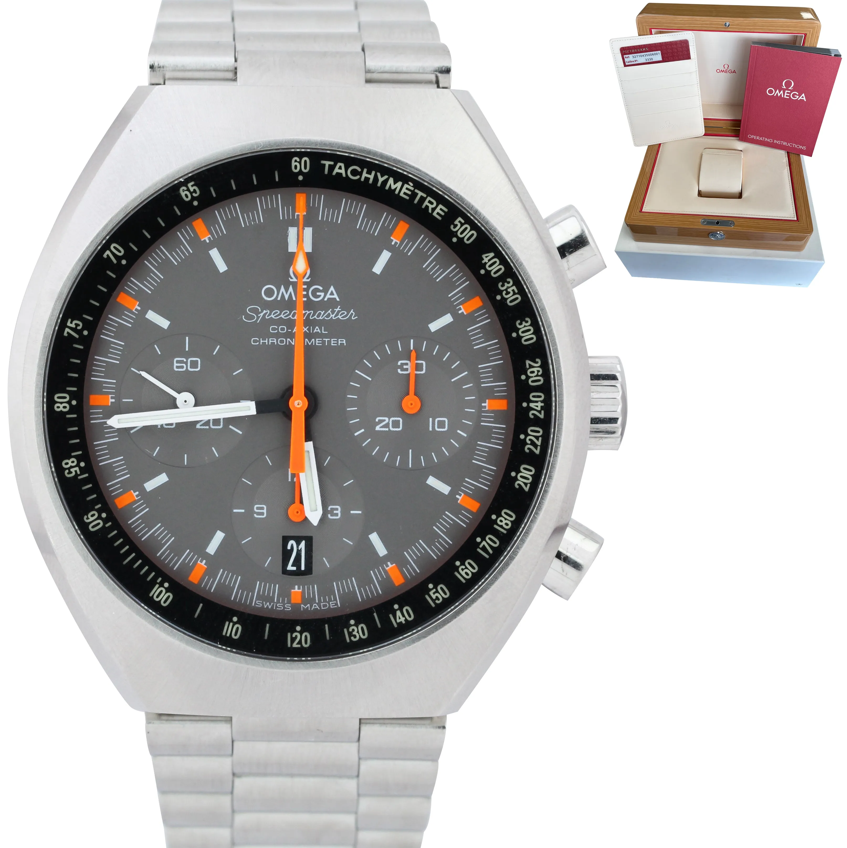Omega Speedmaster Mark II Co-Axial Chronograph 327.10.43.50.06.001 Steel Watch