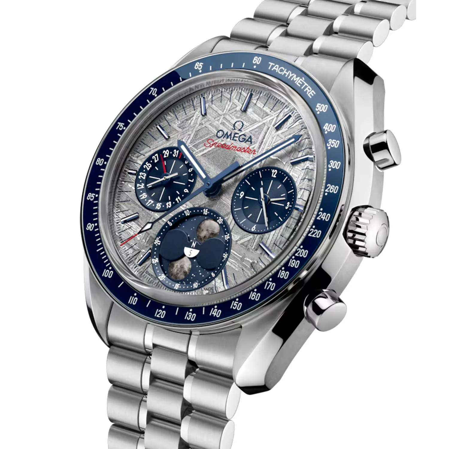 OMEGA Speedmaster Meteorite Moonphase Stem Winding – 304.30.43.52.06.001