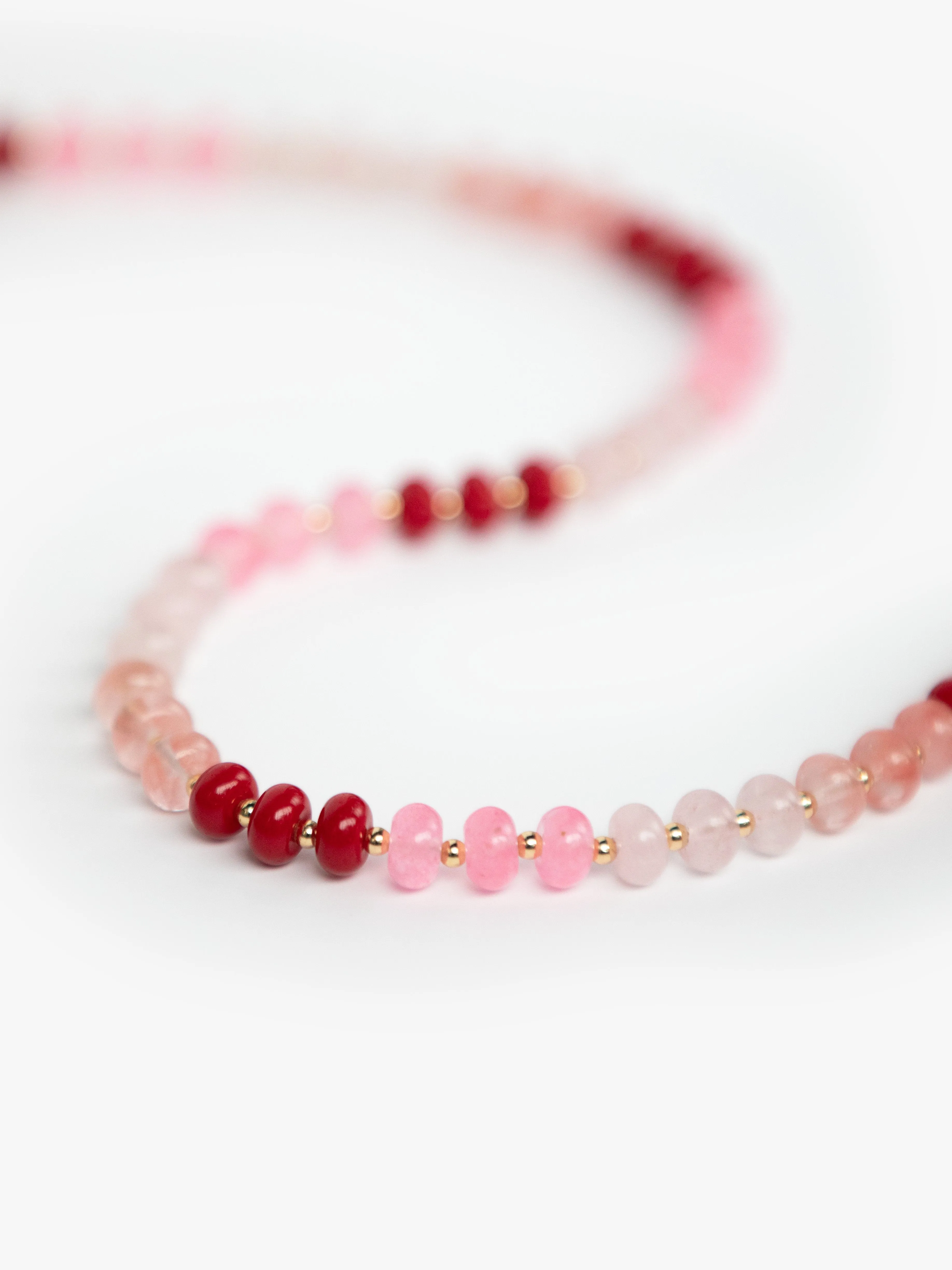 OPALINE Stone Necklace Azalea