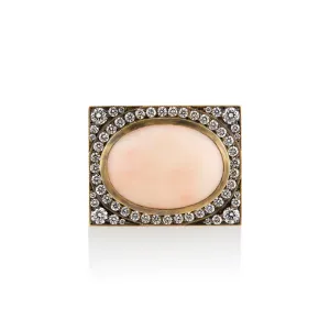 Oval Coral Renee Ring