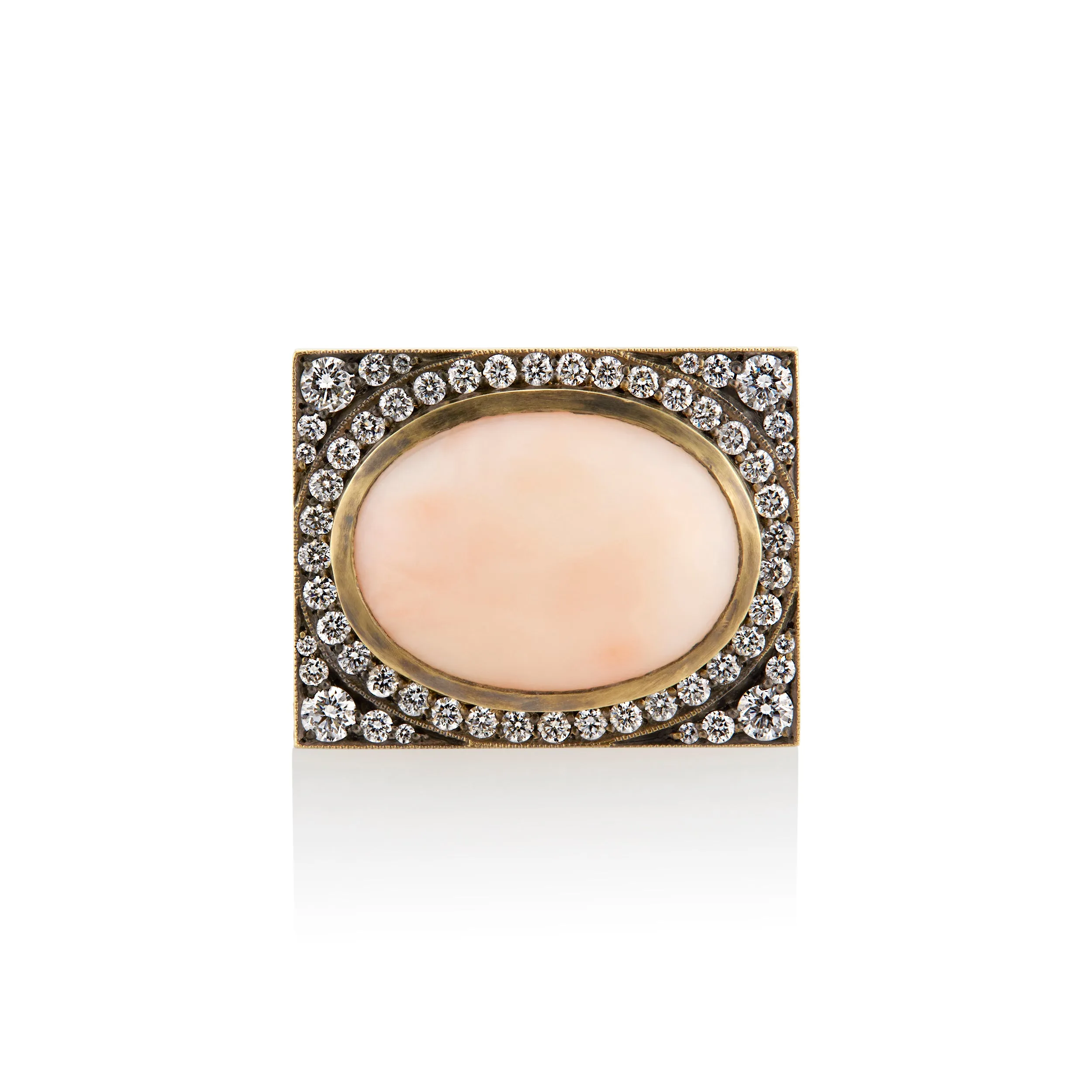 Oval Coral Renee Ring