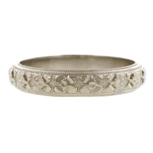 Patterned Wedding Band