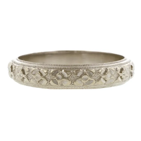Patterned Wedding Band