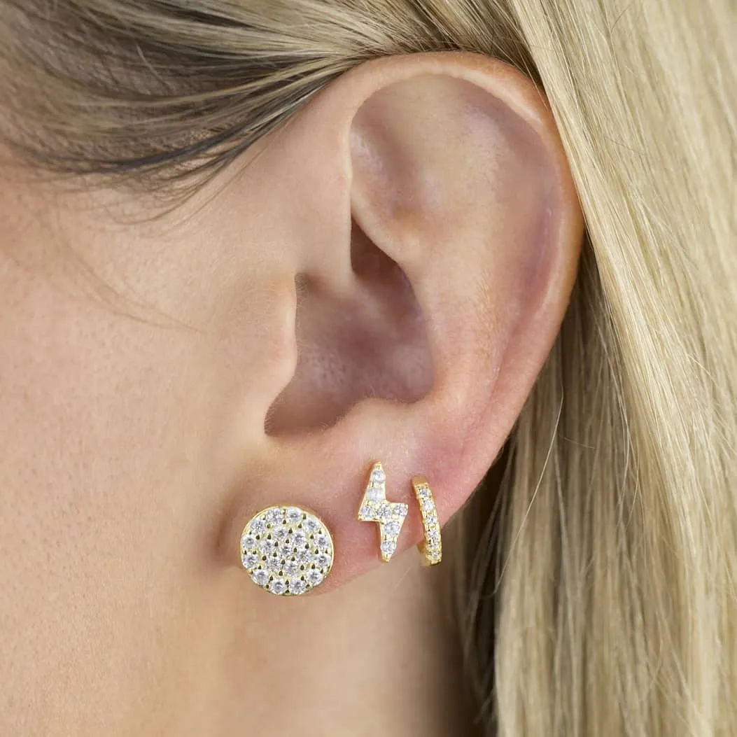 Pavé Classic Huggie Earring