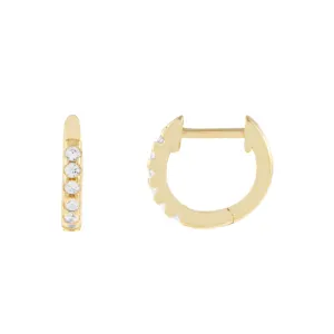 Pavé Classic Huggie Earring