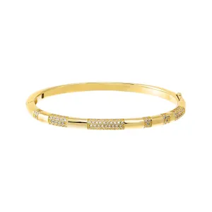 Pave Accented Bangle Bracelet