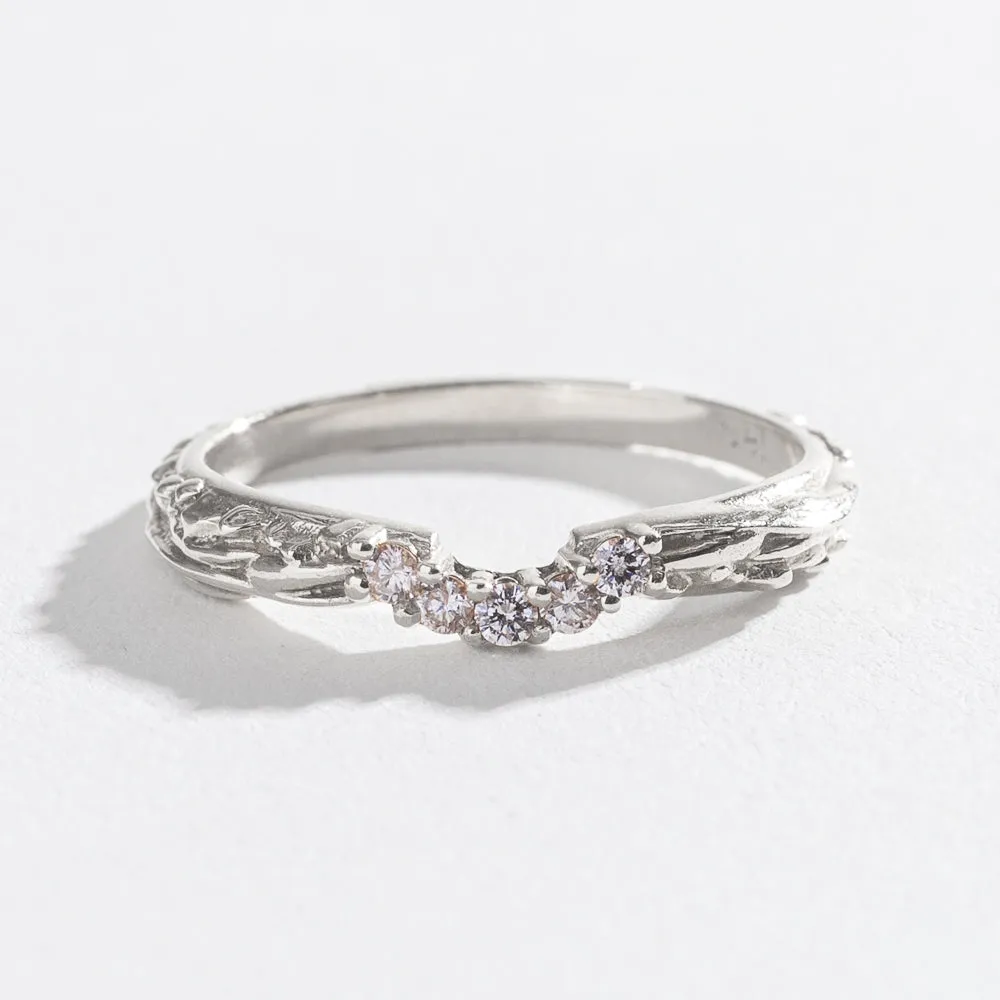 PAVE MATRIX CONTOUR BAND | DIAMOND