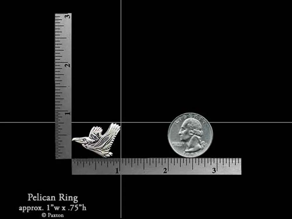 Pelican Ring Sterling Silver