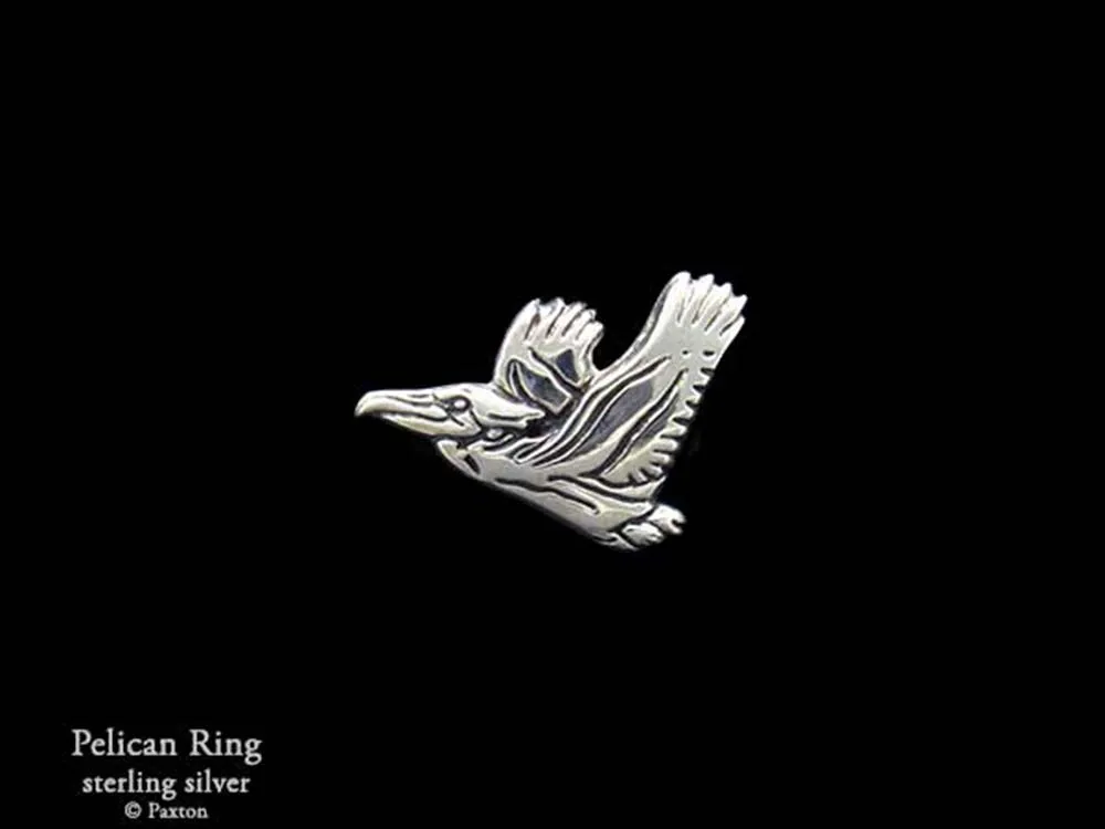 Pelican Ring Sterling Silver