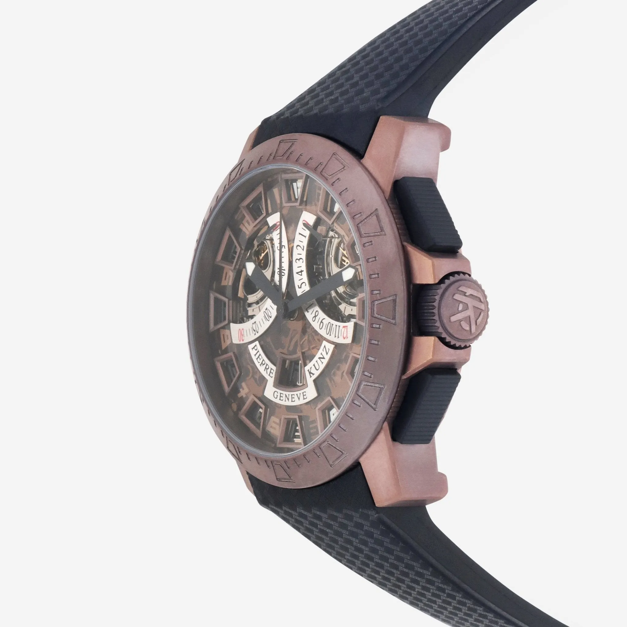 Pierre Kunz Sport Bi-Retrograde Chronograph Limited Edition Bronze Automatic Men's Watch PKG403SPORTLTD2