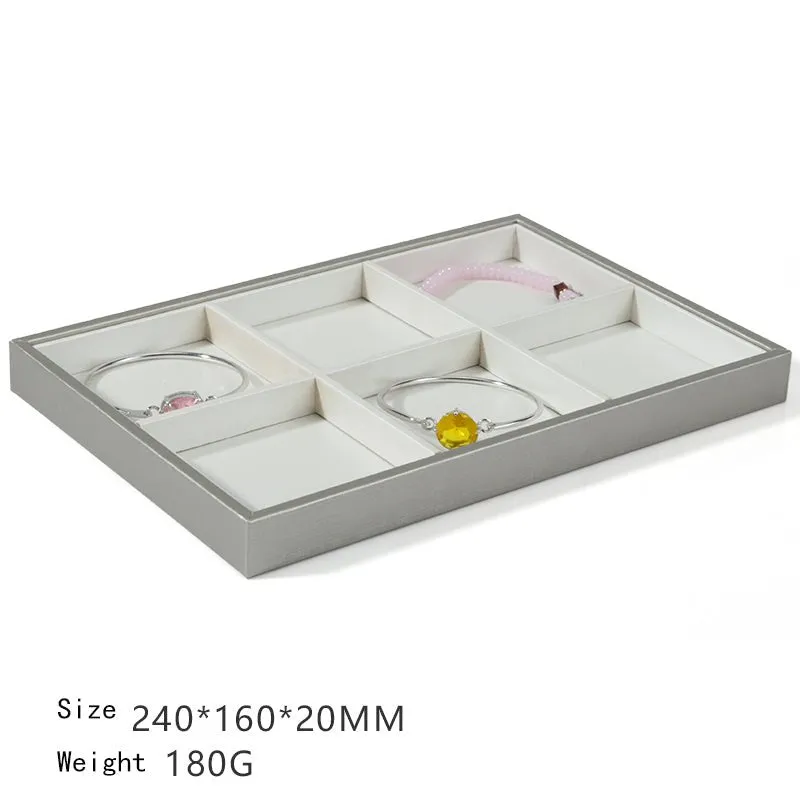 PU Leather Jewelry Stand Ring Necklace Bracelet Display Stand Jewelry Display