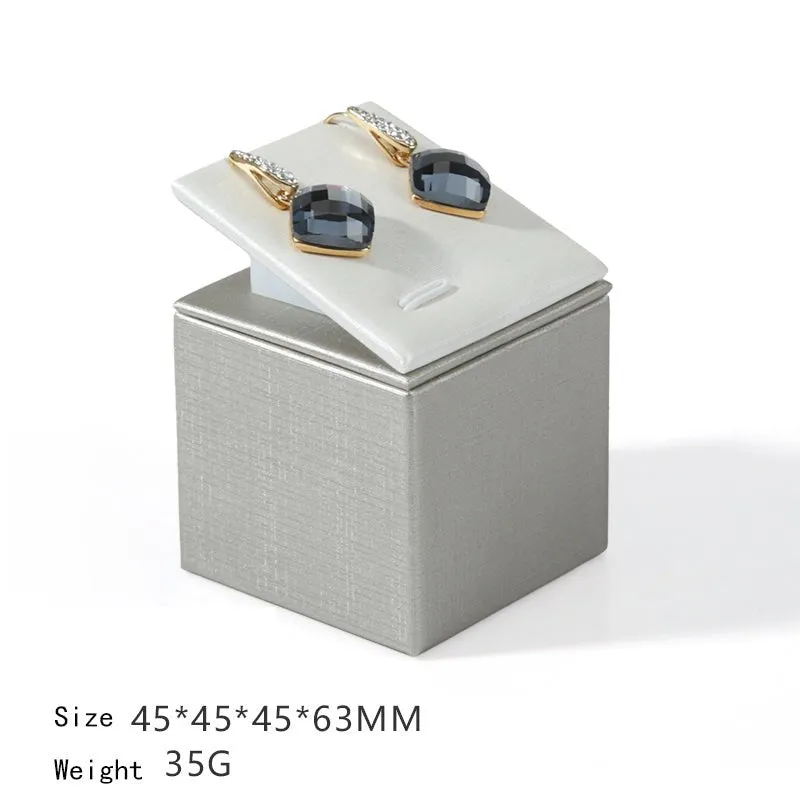 PU Leather Jewelry Stand Ring Necklace Bracelet Display Stand Jewelry Display