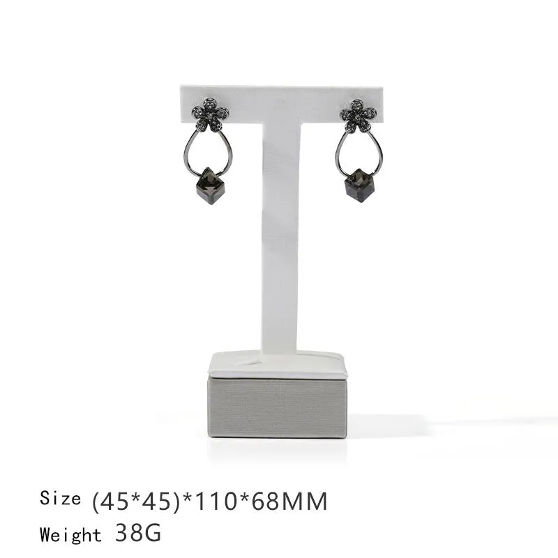 PU Leather Jewelry Stand Ring Necklace Bracelet Display Stand Jewelry Display