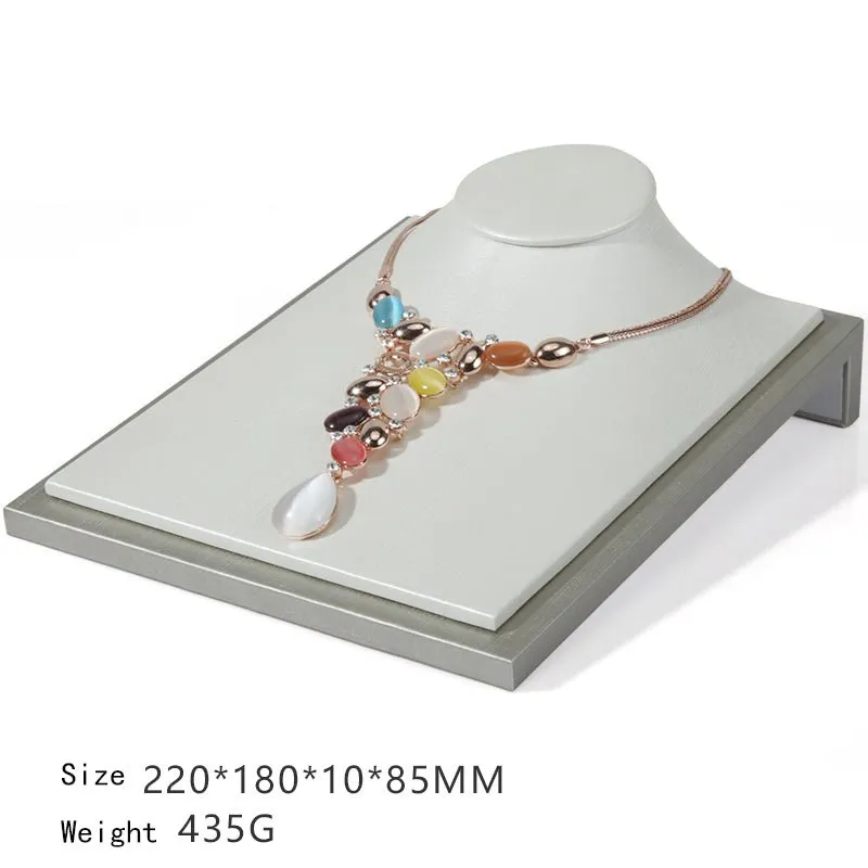 PU Leather Jewelry Stand Ring Necklace Bracelet Display Stand Jewelry Display