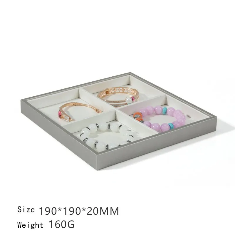 PU Leather Jewelry Stand Ring Necklace Bracelet Display Stand Jewelry Display