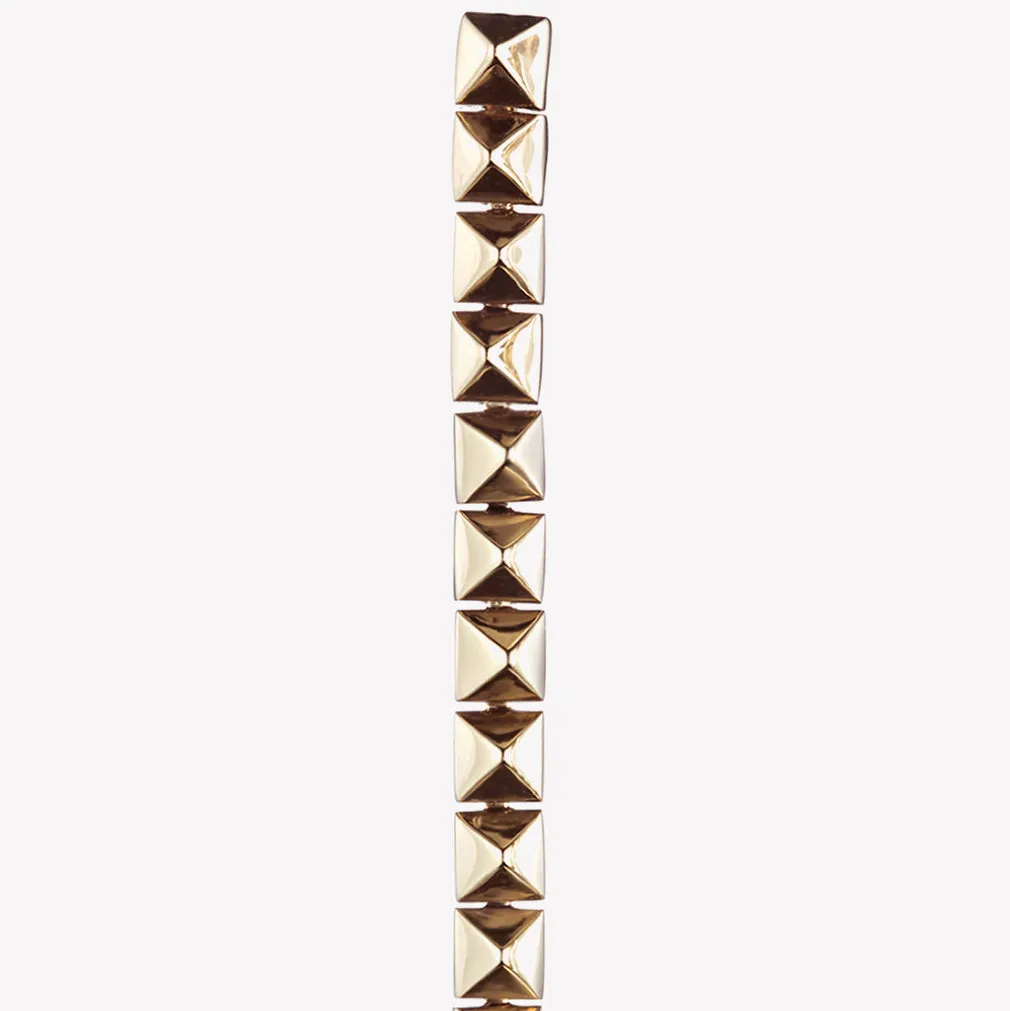 PYRAMID DROP EARRINGS