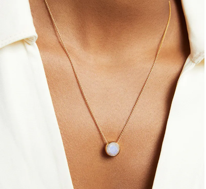 Rainbow Moonstone Pendant