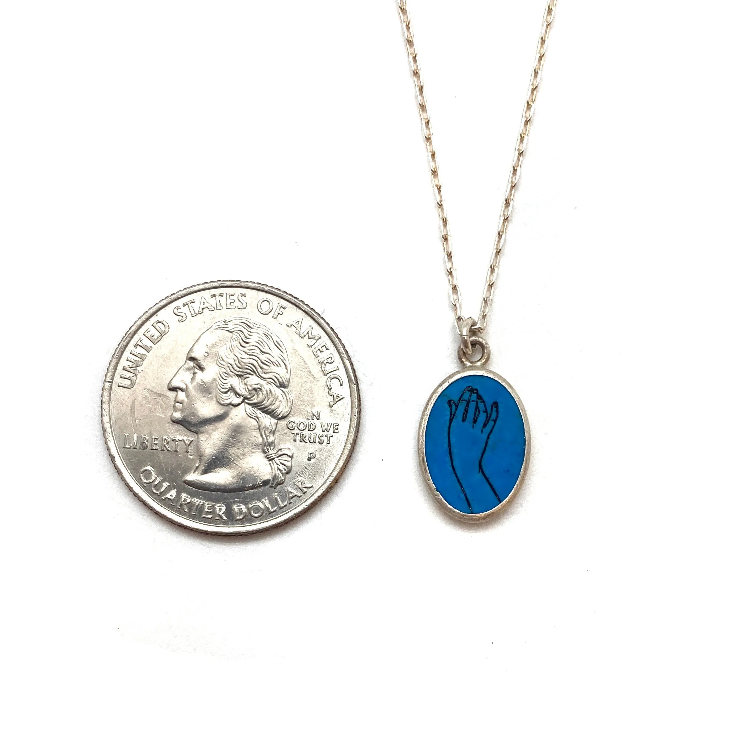 Reaching Hand Necklace
