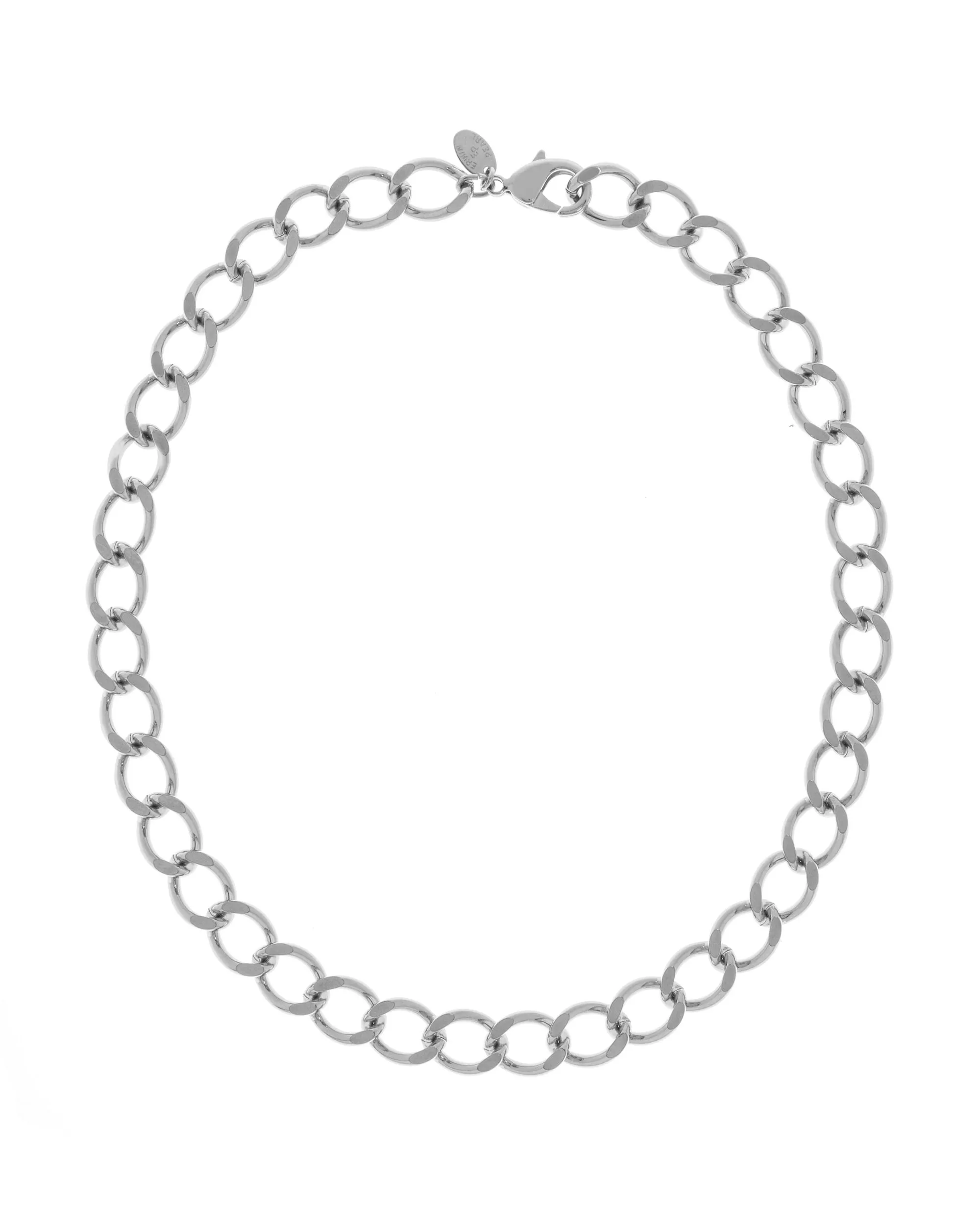 Rhodium Plated Steel Chain