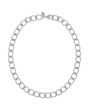 Rhodium Plated Steel Chain