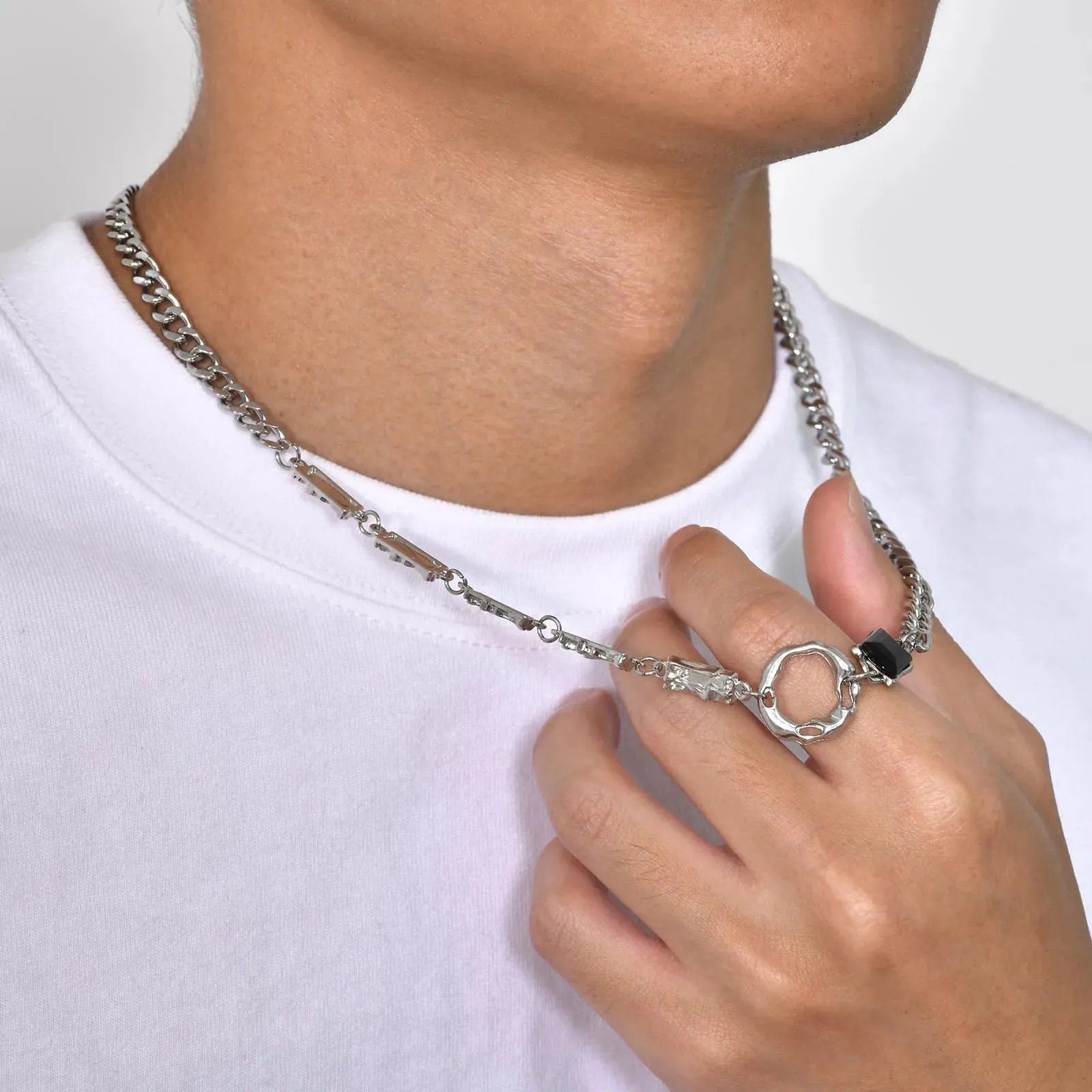 Rhombus Cuban Chain Necklaces