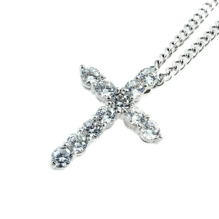Romulus Cross in White Gold