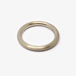 ROUND WEDDING RING - 3Ø SAND GREY GOLD