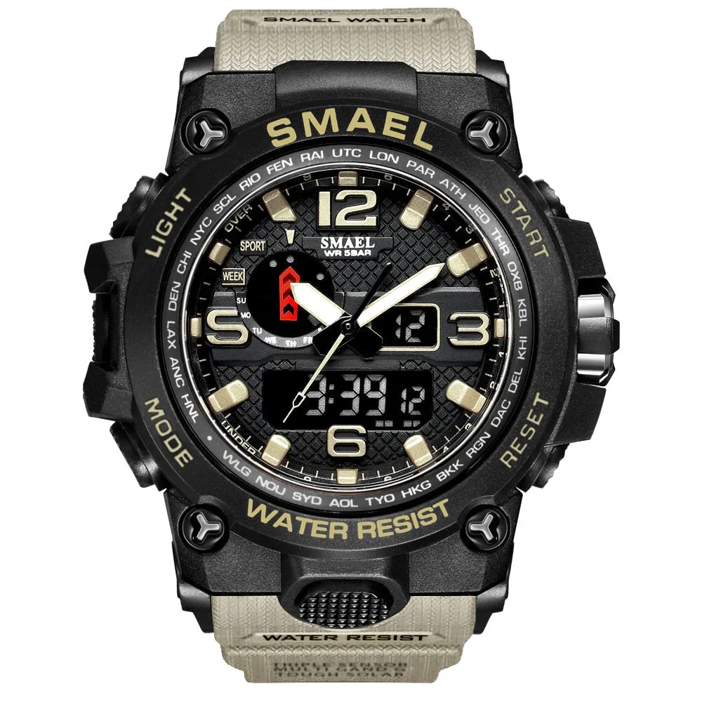 Rugged Sports Watches for Men with Digital and Analogue Display