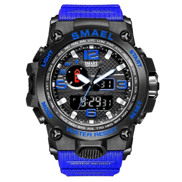Rugged Sports Watches for Men with Digital and Analogue Display