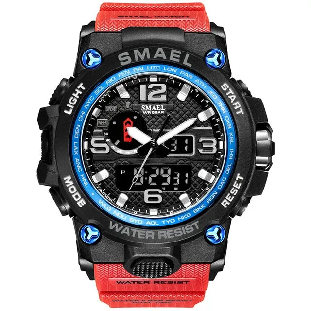Rugged Sports Watches for Men with Digital and Analogue Display