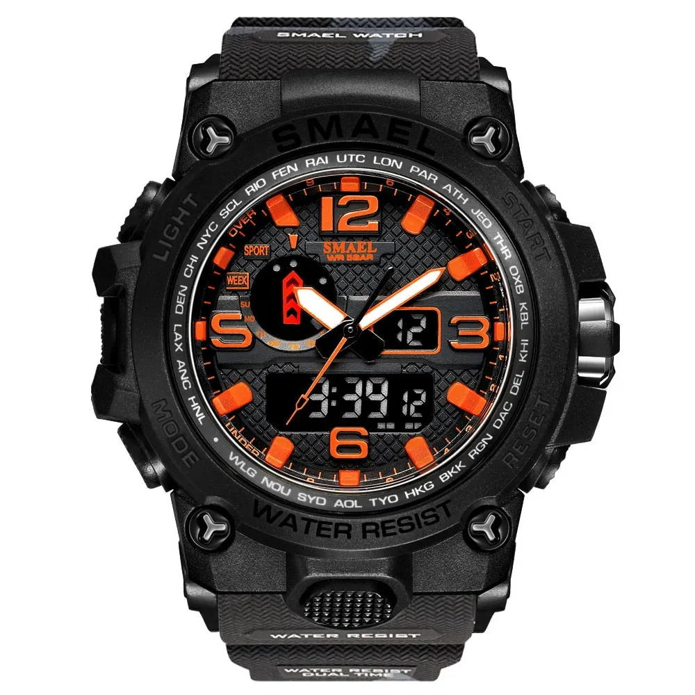 Rugged Sports Watches for Men with Digital and Analogue Display