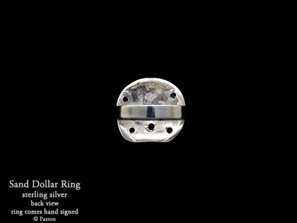 Sand Dollar Ring Sterling Silver
