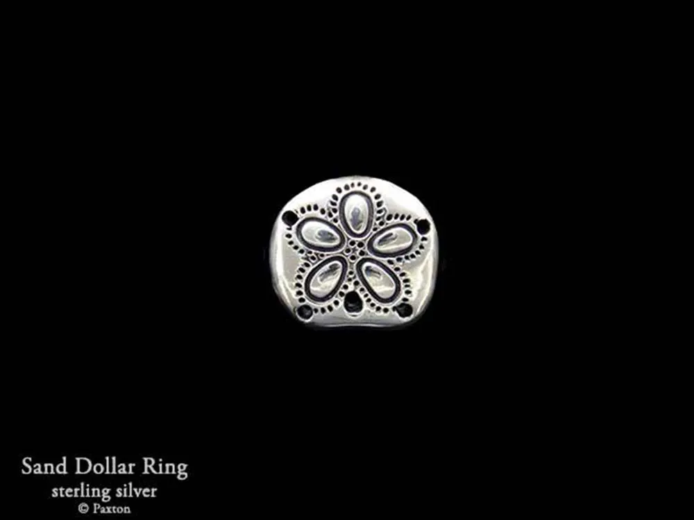 Sand Dollar Ring Sterling Silver