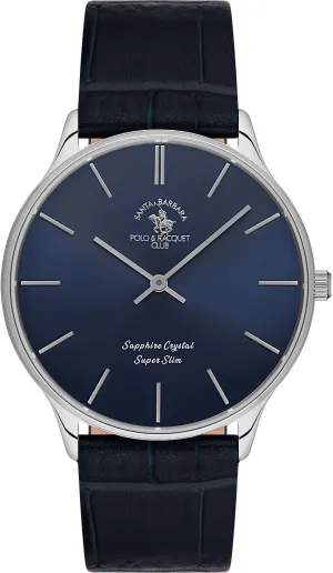 Santa Barbara Polo & Racquet Club Quartz Blue  Men SB.1.10603-3
