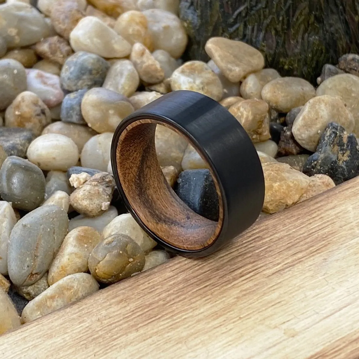 SEDONA | Bocote Wood, Black Flat Brushed Tungsten