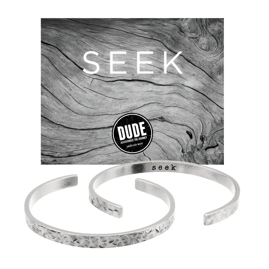 Seek DUDE Cuff Bracelet | DUDE Collection