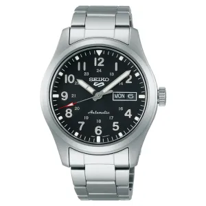 Seiko 5 Sports Black Dial Men 39mm