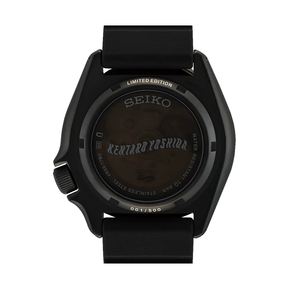 Seiko 5 Sports Kentaro Yoshida Limited Edition Automatic Watch SRPL25K1 (Black)
