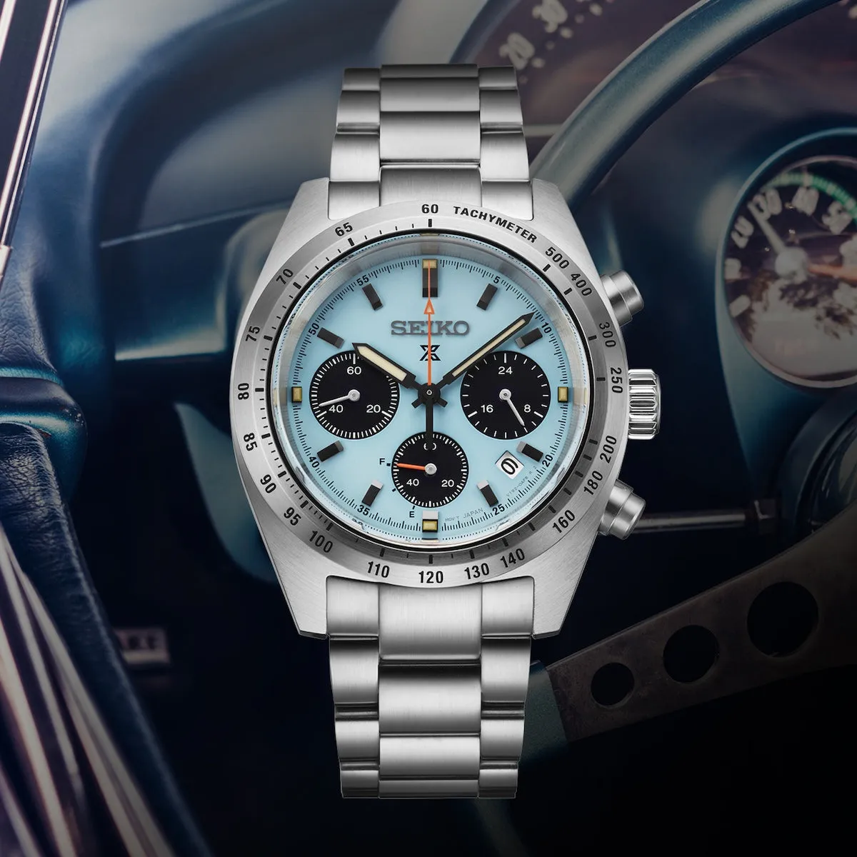 Seiko Watch Prospex Speedometer Solar Speedtimer Chronograph Limited Edition