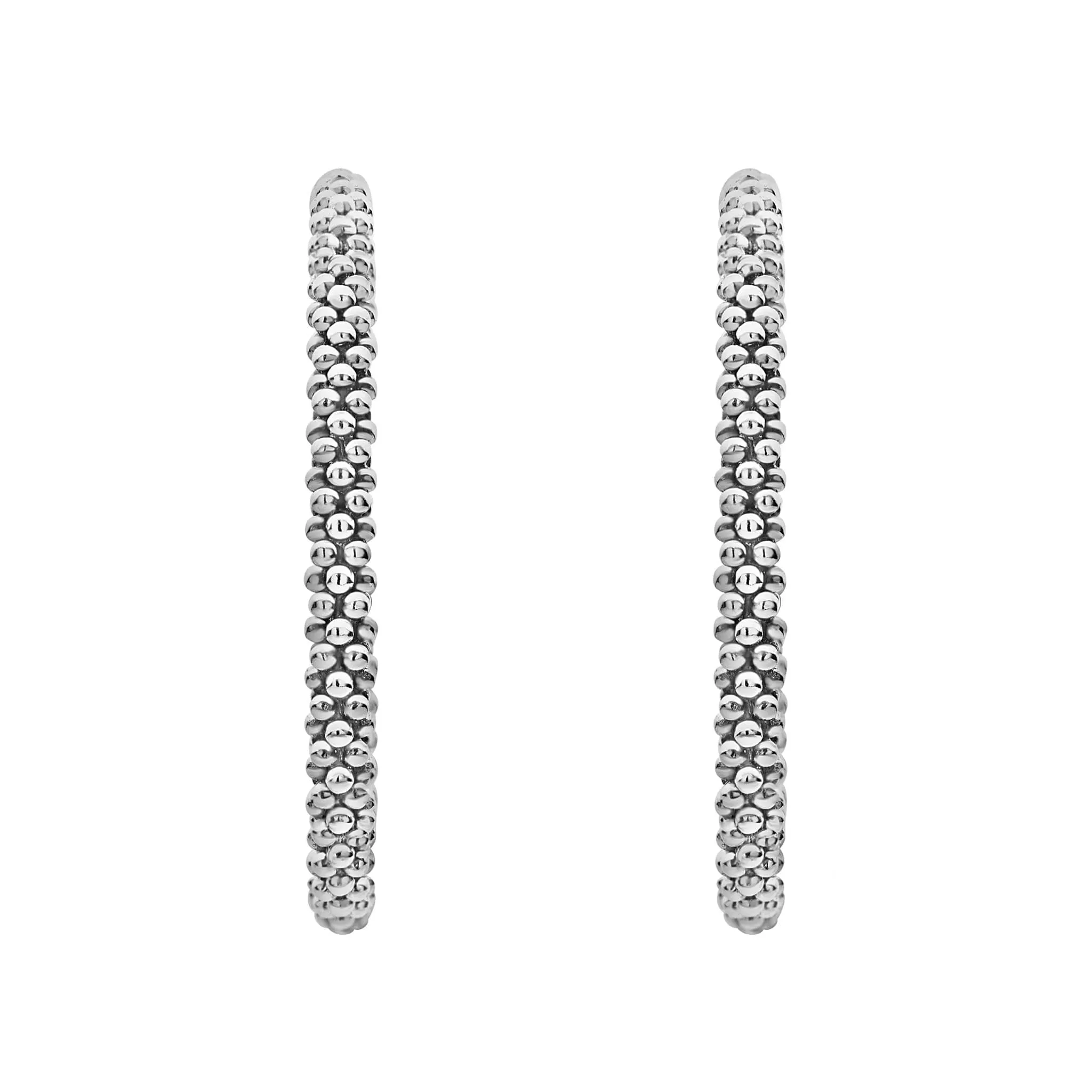 Signature Caviar Small Caviar Hoop Earrings