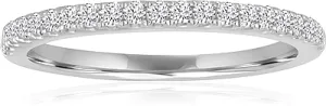 Signature Pave Diamond Wedding Band