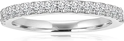 Signature Prong Set Diamond Wedding Band